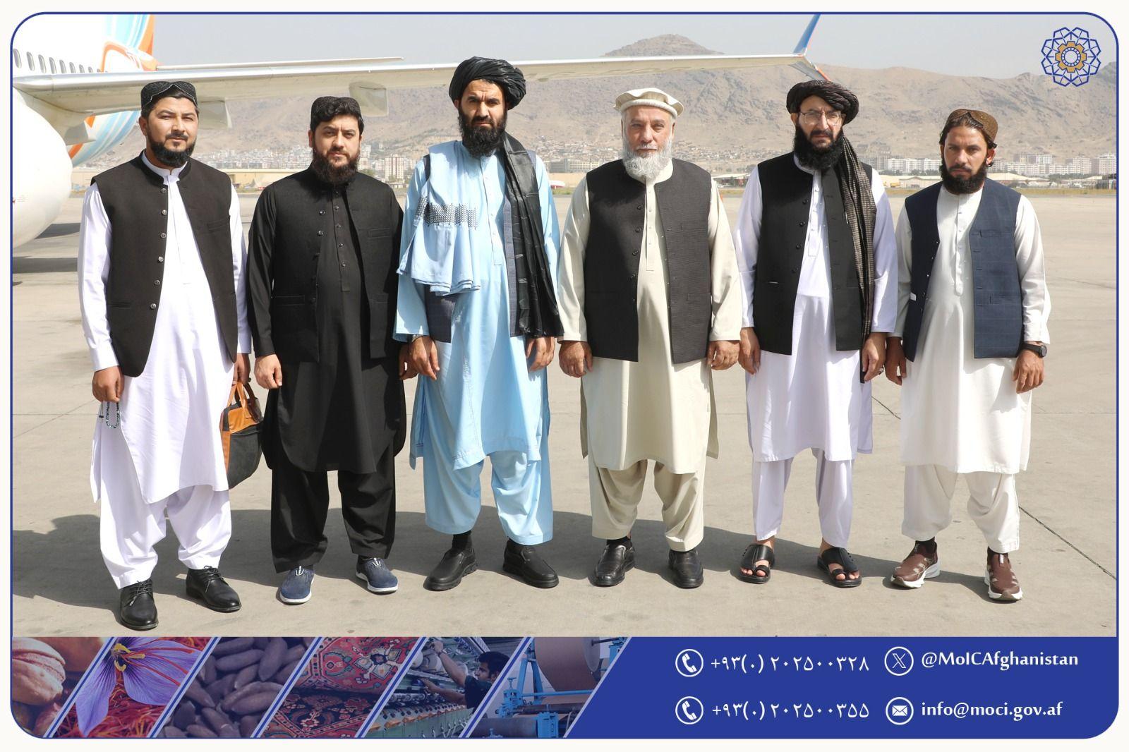 وزیر صنعت و تجارت امارت اسلامی افغانستان به جمهوری بلاروس سفر کرد