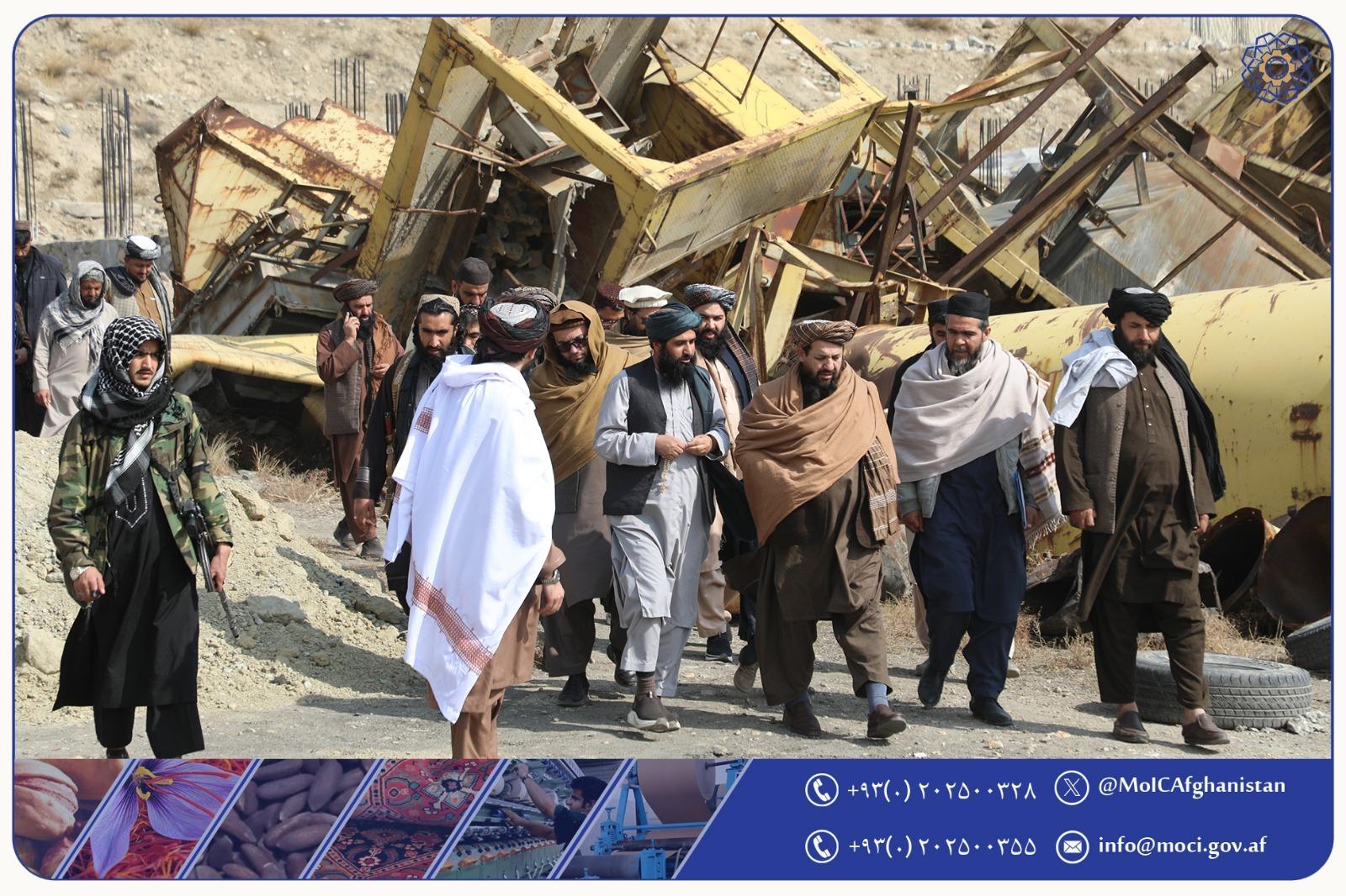 واگذاری ۱۰۰ جریب زمین به وزارت صنعت و تجارت برای ایجاد مرکز معیاری پروسس صادرات در کابل