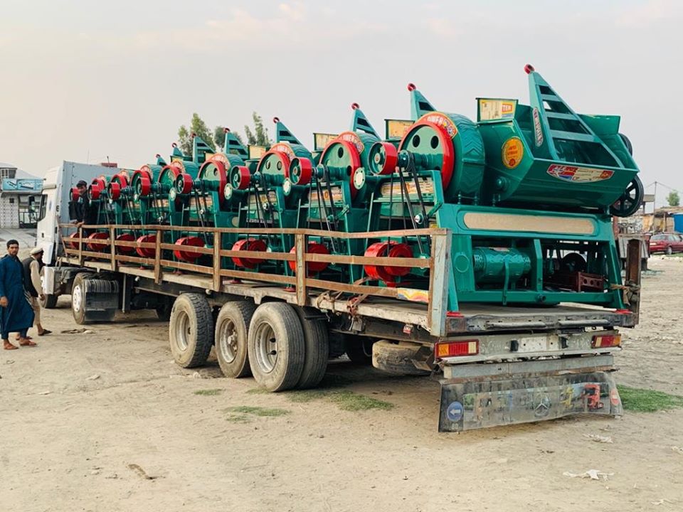 Good news for industries of Afghanistan, Farming Machinery (Thresher) made in Afghanistan Exports to Tajikistan