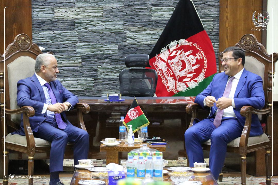دیدار محترم نثار احمد غوریانی با رهبری فدراسیون اتاق‌های افغانستان