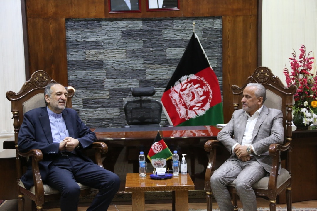 Meeting of Honored Mr. Nisar Ahmad Ghoryani with the Ambassador of Islamic Republic of Iran