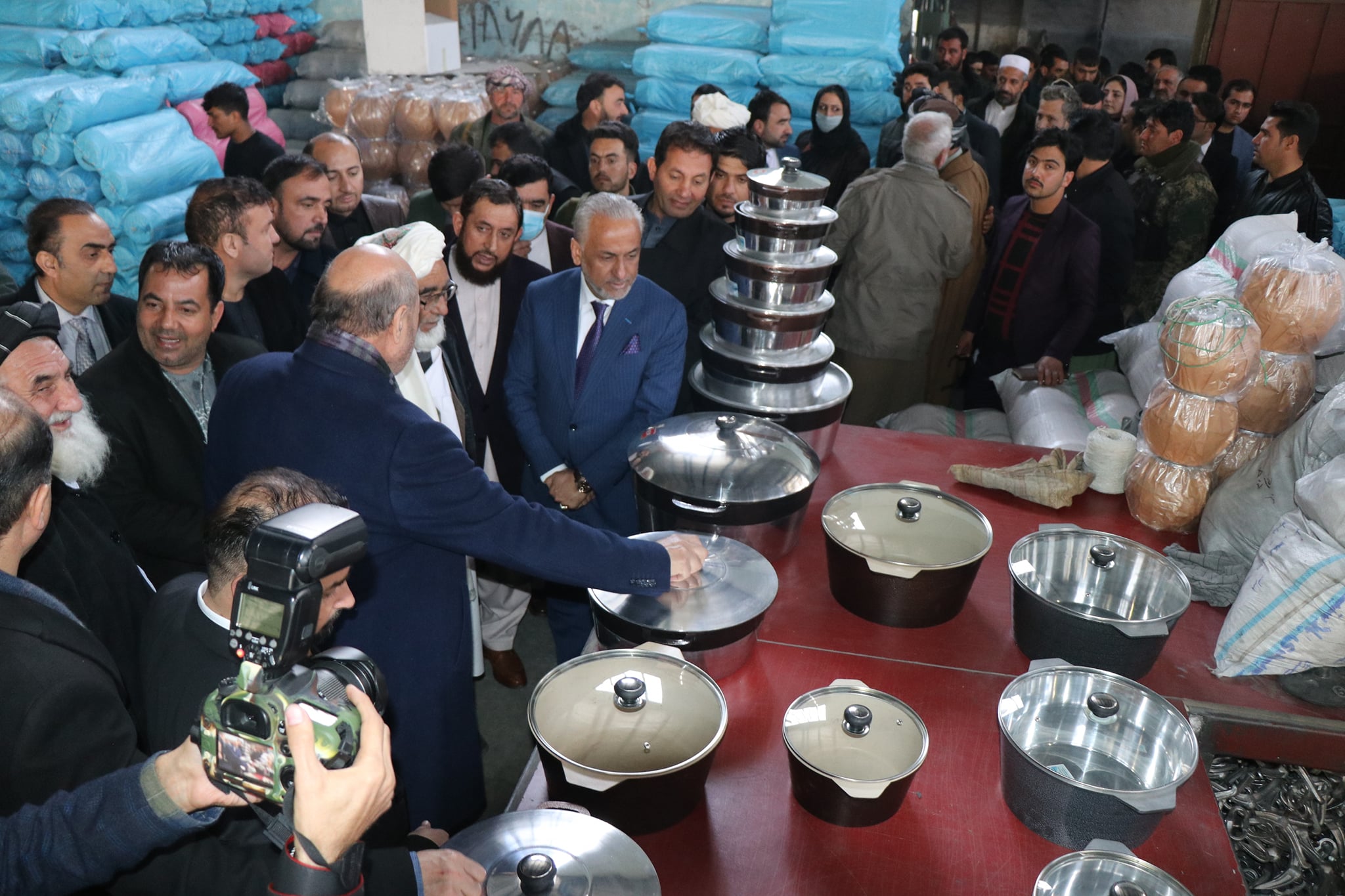 Operation of five production factories with the presence of Minister of Industry and Commerce in Herat Industrial Park