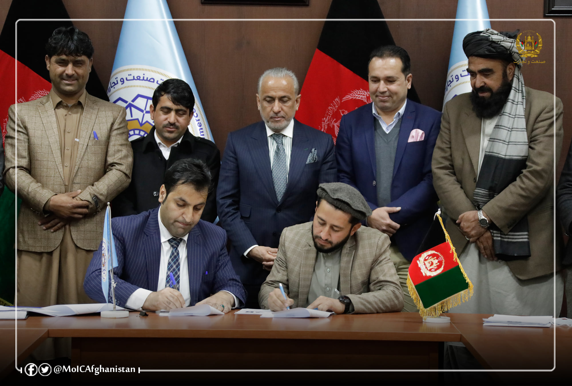 Signing a contract for the land sell to 27 industrial-production Factories