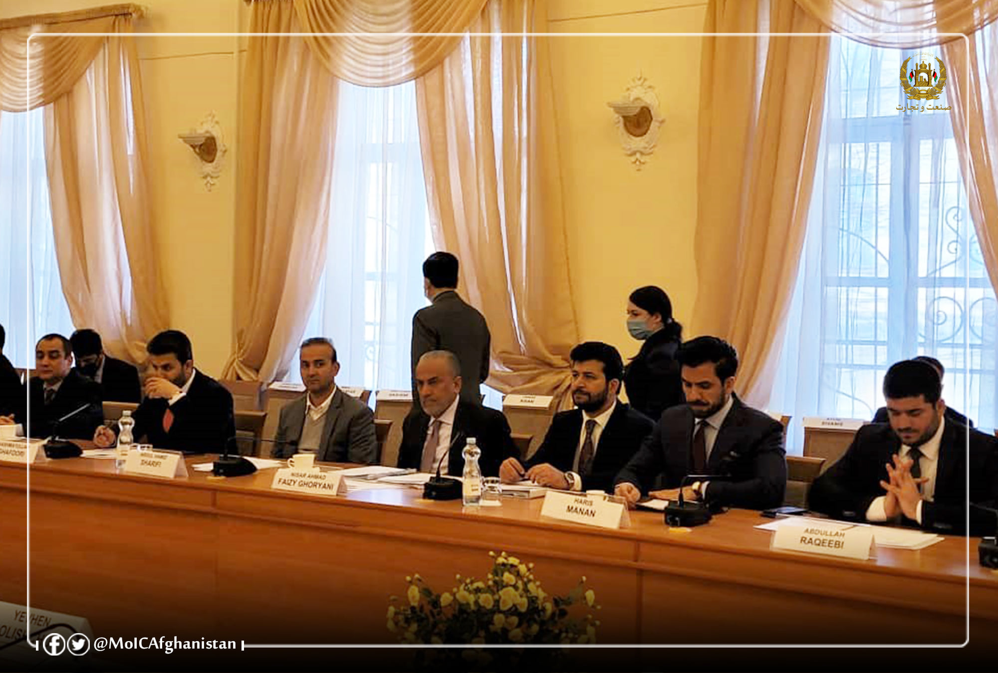 دیدار هیأت دولتی- سکتور خصوصی افغانستان با رییس پوهنتون پولی تخنیک اوکراین