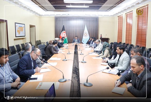 Holding a technical meeting of the Agricultural Products and Saffron Afghanistan National Export Strategy Committee