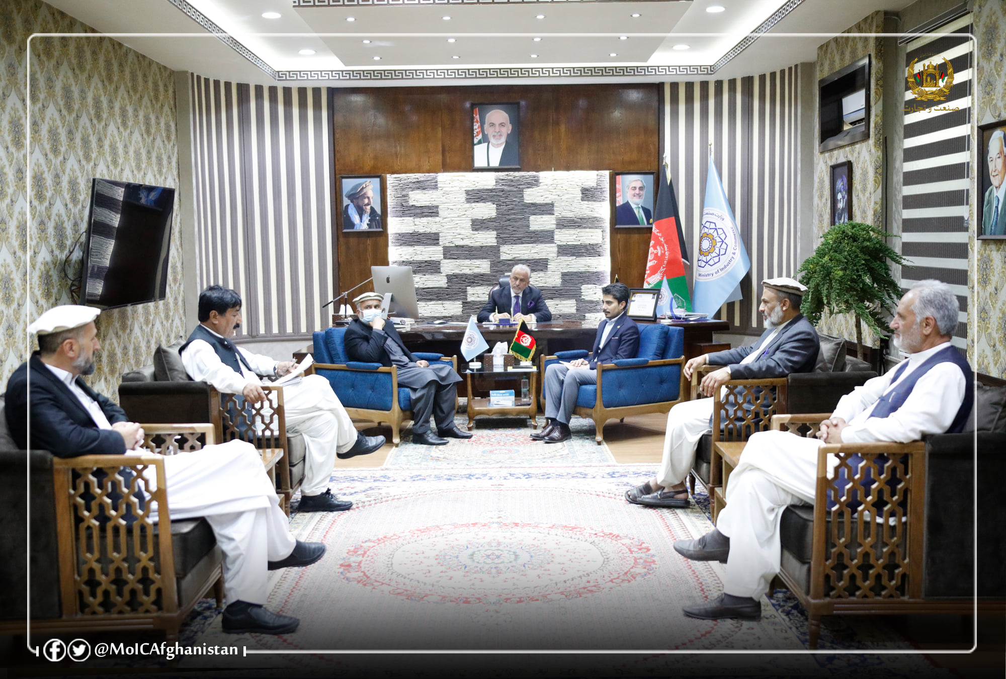 تأکید وزیر صنعت و تجارت به برگزاری انتخابات اتاق تولیدات زراعت و مالداری افغانستان