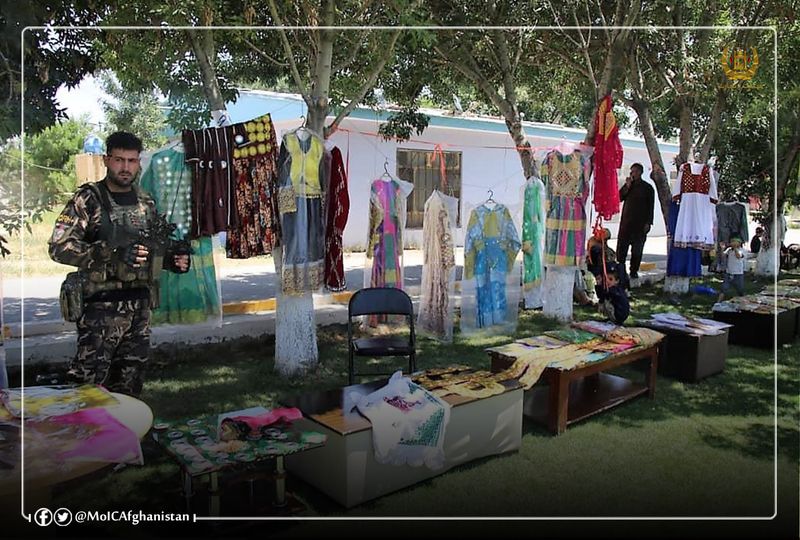 Women's handicraft exhibition in Paktika province