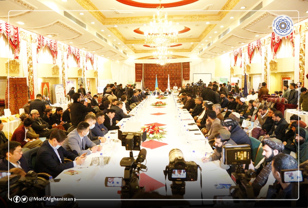 دیدار سرپرست وزارت صنعت و تجارت افغانستان با وزیر تجارت و همگرایی قزاقستان