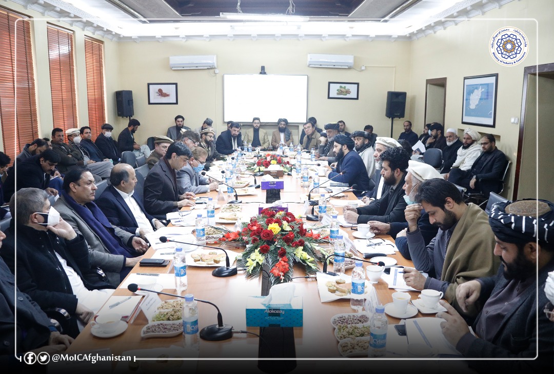 دیدار هیئت عالیرتبهی جمهوری اسلامی پاکستان با رهبری وزارت صنعت و تجارت ا.ا. افغانستان
