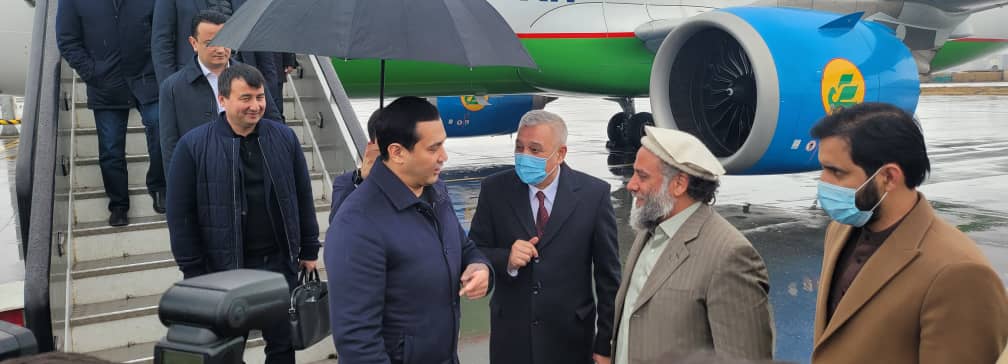 ورود هیئت عالیرتبهی جمهوری اوزبیکستان به افغانستان