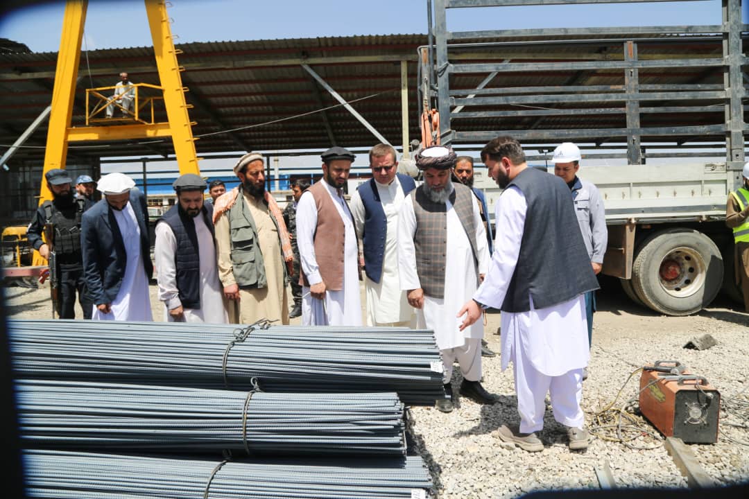 بازدید محترم الحاج عزیزی از کارخانه ذوبآهن ملت ستیل