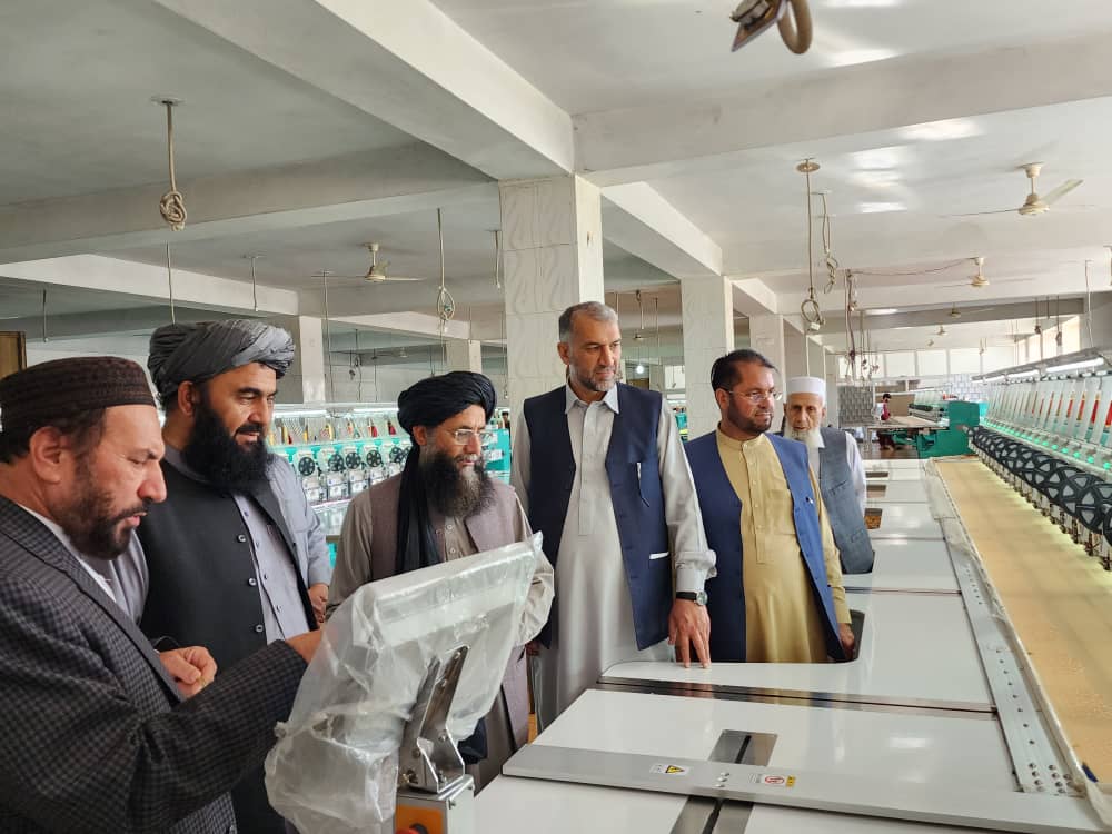 بازدید معین وزارت صنعت و تجارت از پارک صنعتی جمعه محمد محمدی