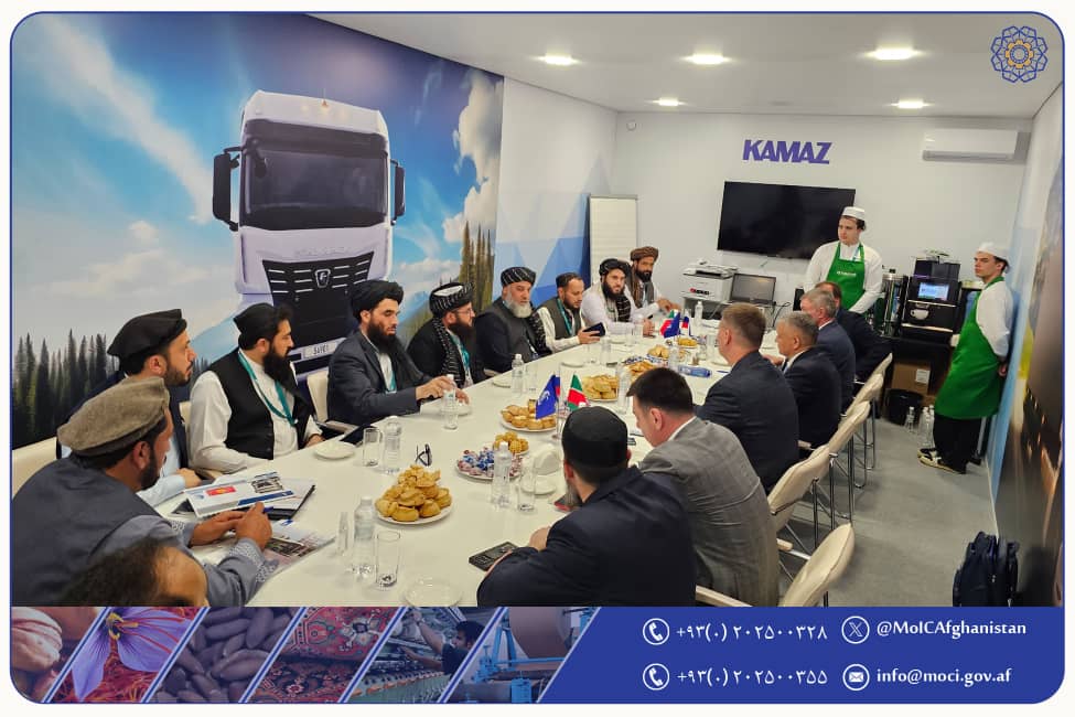 سرپرست وزارت صنعت و تجارت با مسئولین شرکت کاماز دیدار و ملاقات نمود