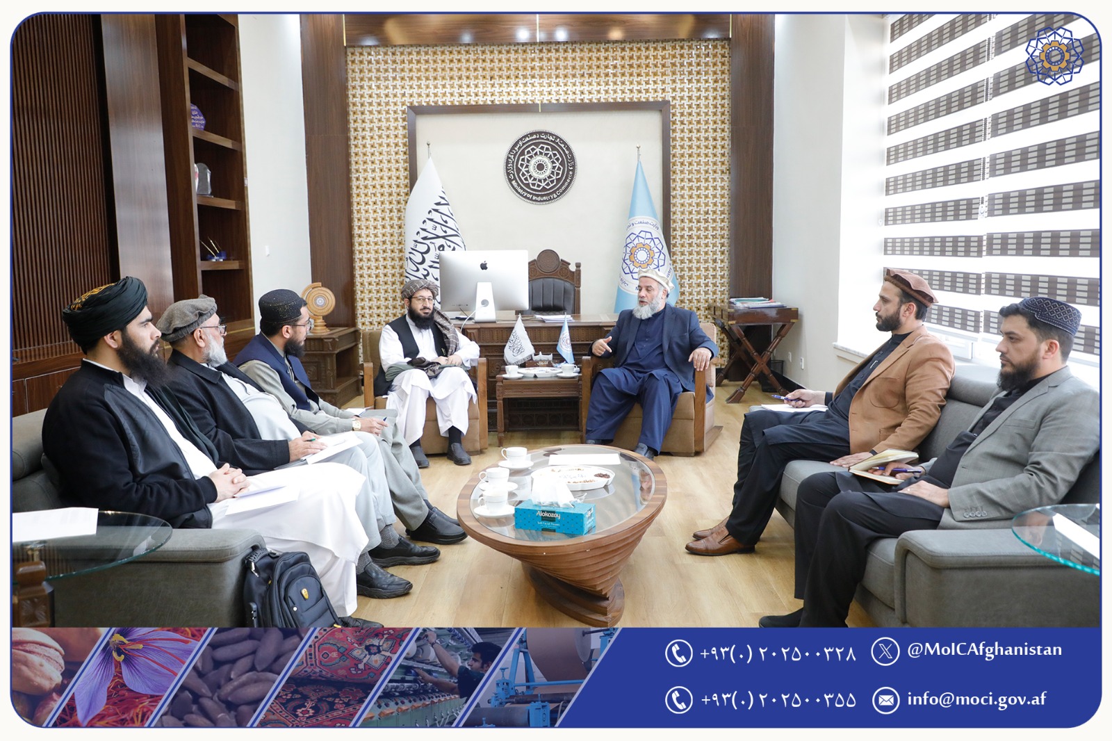 Acting Minister of Industry and Commerce Discusses Afghans' Economic Activities in Iran