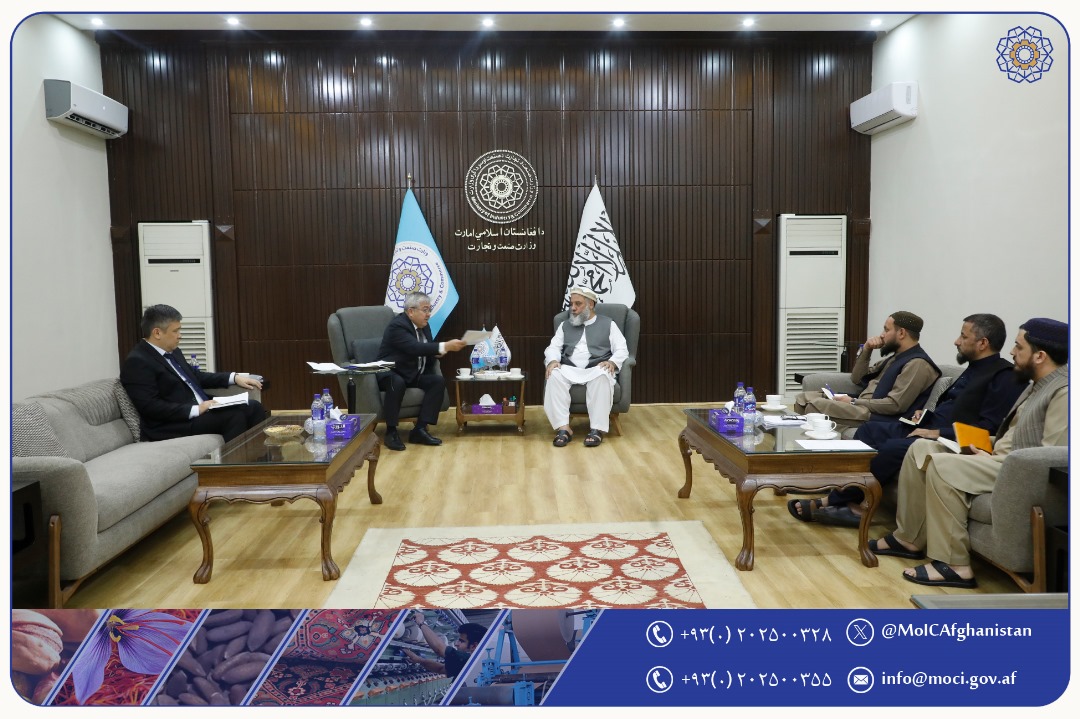 تبادلنظر پیرامون سفر هیئت عالیرتبه امارت اسلامی افغانستان به جمهوری قرغیزستان صورت گرفت